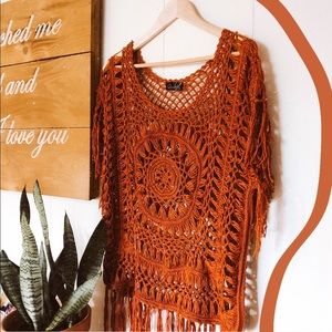 Macrame + Fringe Top